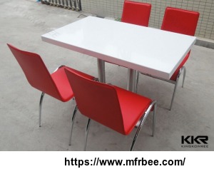 pure_white_solid_surface_food_court_dining_square_table