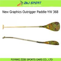 New Graphics Outrigger Canoe Paddle-YW 368