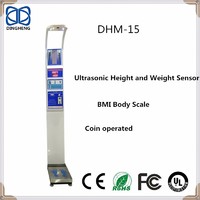 DHM-15 Coin operated Height Instrument Weighing Scale Mechanical for Adults balance