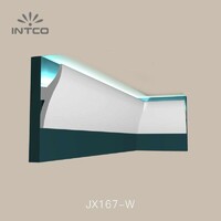 more images of Modern Crown Molding JX50-W, Crown Molding Trim, Crown Molding Supplier - Intco Décor