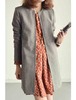 more images of New Fashions Hidden Button Long Wool Suit Coat for Women