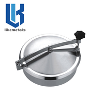 Sanitary Manhole, Stainless Steel Flanged Manways Cover of Tank