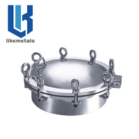 more images of Sanitary Manhole, Stainless Steel Flanged Manways Cover of Tank