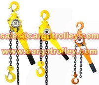Lever chain hoist price list