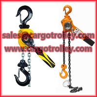 Lever chain hoist advantages and details