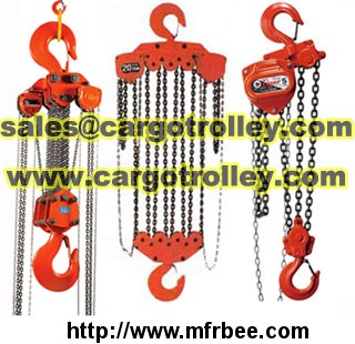 manual_chain_hoist_applications_and_pictures