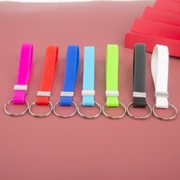 more images of Silicone Bracelets Wristband Key Rings Keychain