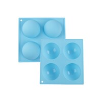 more images of Kitchen 4/6 Hole Round Silicone Baking Mold