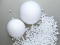 Large pore alumina ball catalyst carrier