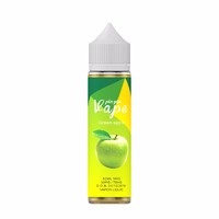 Low Nicotine, 70vg30pg, Green Apple Flavour Concentrate, 60ml Plastic Bottle E Cig Oil/Ecig Juice/E-Cig Liquid