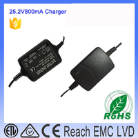 10-24W DC Multi-function output 8.4V1.5A panfore limited lithium battery charger AC DC power adapter