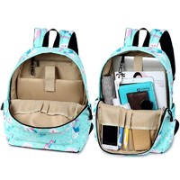 more images of Lightweight Unicorn Backpacks College Student Cute Bookbag Shoulder Bag Daypack
