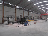FRP lighting tile production line