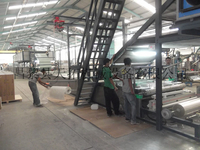 more images of FRP gel coat tile production line