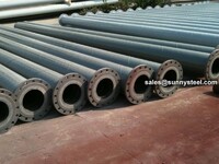more images of Cast Basalt Lined Steel Pipe Ash Handling With Flange And Coupling