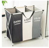 3 Bag Laundry sorter Folding Basket