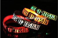 2016 hot new arrive Dog Glow Flashing LED Collar Puppy Necklace Luminous Pet Decors Products dog Zebra stripe Led dog collar