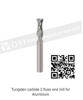 ROYI Tungsten carbide 2 flues end mill for Aluminium