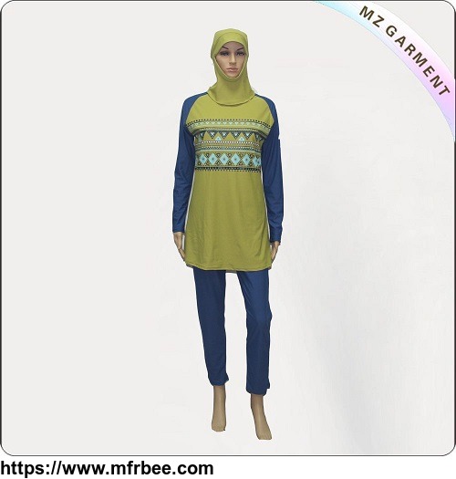 blue_long_sleeve_muslim_swimwear_with_yellow_printing