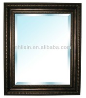 Antique Rectangle Wooden/PS Framed Mirror