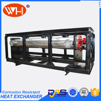 ISO Certification stainless evaporator titanium shell and tubes heat exchanger advantage of shell and tube  heat exchanger