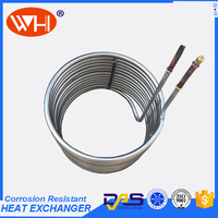 High quality refrigeration coils stainless steel cup 1 oz  wort chiller heat exchanger