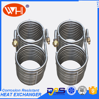 more images of copper coil heat exchanger cylindrical is copper for heating of the water