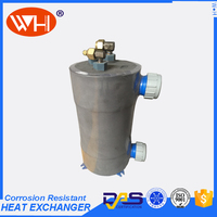 15kw titanium pool heat exchanger for corrosion resistence system swimming pool heat pump