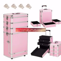 Wheel Cosmetic Case Drawer Professional