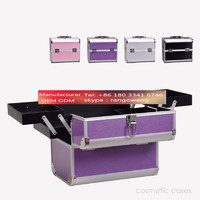 more images of Aluminum cosmetic case with extendable tray