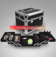professional train cases for makeup