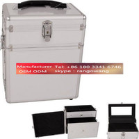 Makeup Cosmetic Organizer Carry Train Case