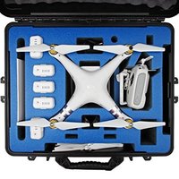 DJI Phantom 3 Carrying Case. Military Spec Waterproof and Airtight Hard Case Fits Quadcopter and GoPro Accessories Custom