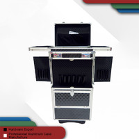 more images of Multi-Functional Professional Beauty Box Trolley Makeup Vanity Case Custom