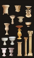 wholesale well polished beautiful cheap granite pillar stone column,Cylindrical granite,granite flower pot