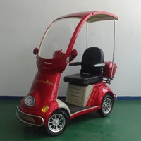 more images of Ewheels 500W 4 wheel electric scooter adults with rain cover and USB interface