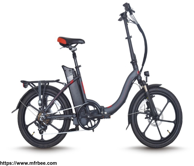 250w_aluminum_6_spokes_rims_motor_electric_bike_removable_battery_folding_electric_bike