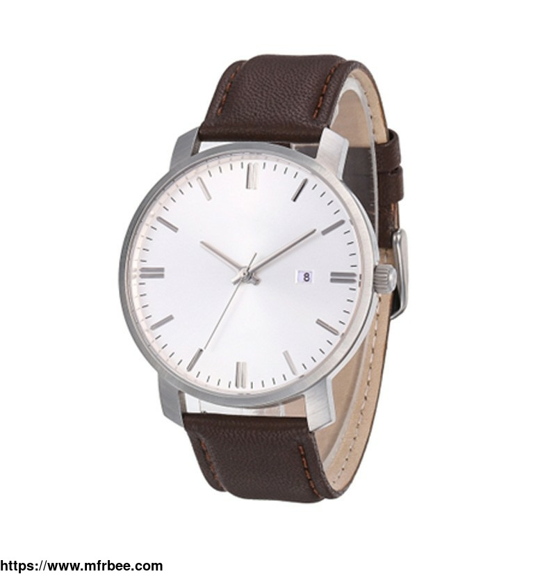 stainless_steel_white_dial_watch_20mm_leather_strap