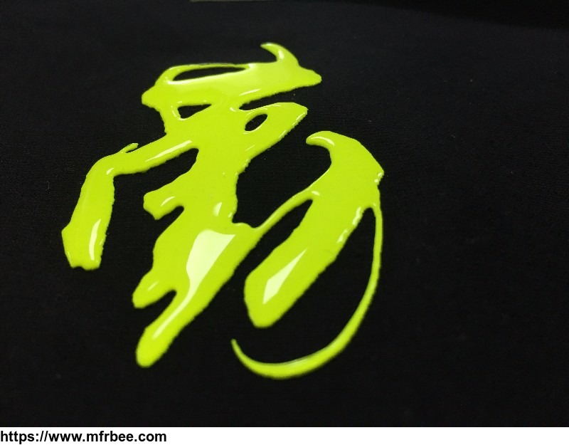 3D embossed effects silicone for fabric mould heat press machines