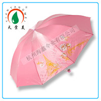 Pink Promotion Top Quality Color Change Umbrella