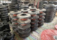 Tobee® replacement rubber slurry pump wearing spare parts in stock