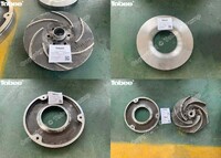 Tobee manufacture the Andritz replacement Pump Spare Parts Impeller and Front Lining ACP80-250