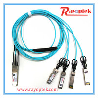 QSFP+ To SFP+ Active Optic Cable 40G QSFP Breakout Cable