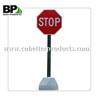 Street Sign Posts and impact-resistant sign posts