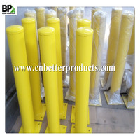 removable surface mounted steel bollards with large stock