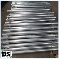 more images of galvanized steel helical screw piles and extension