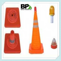 650mm Flexible Orange Traffic Cone