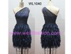 Short Cheap Pleated Chiffon Prom Dresses WL1040