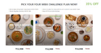 PICK YOUR FOUR WEEK CHALLENGE PLAN NOW!