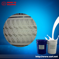 Addition cure silicone rubber for tire mold
